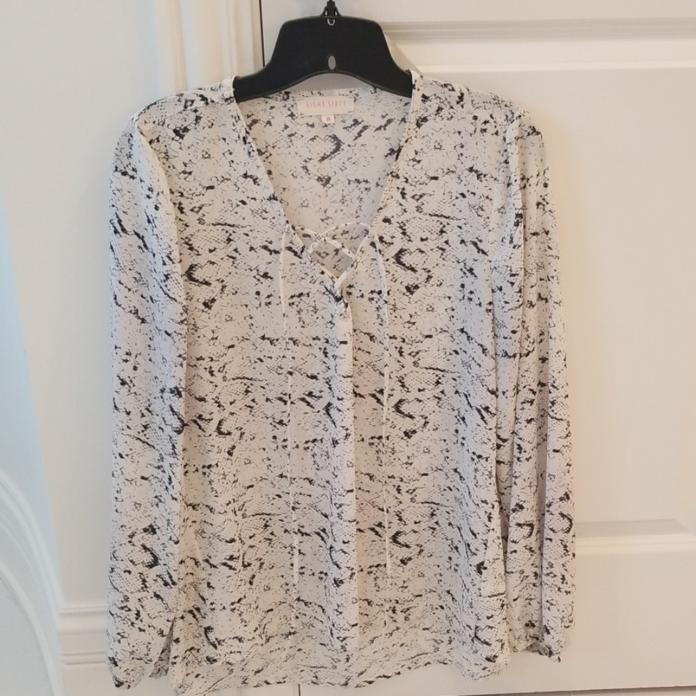 Eight Sixty snake print blouse